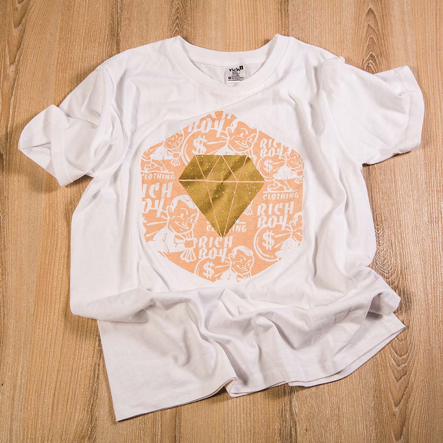 diamond-in-therough-tees-unisex-white-gold-front