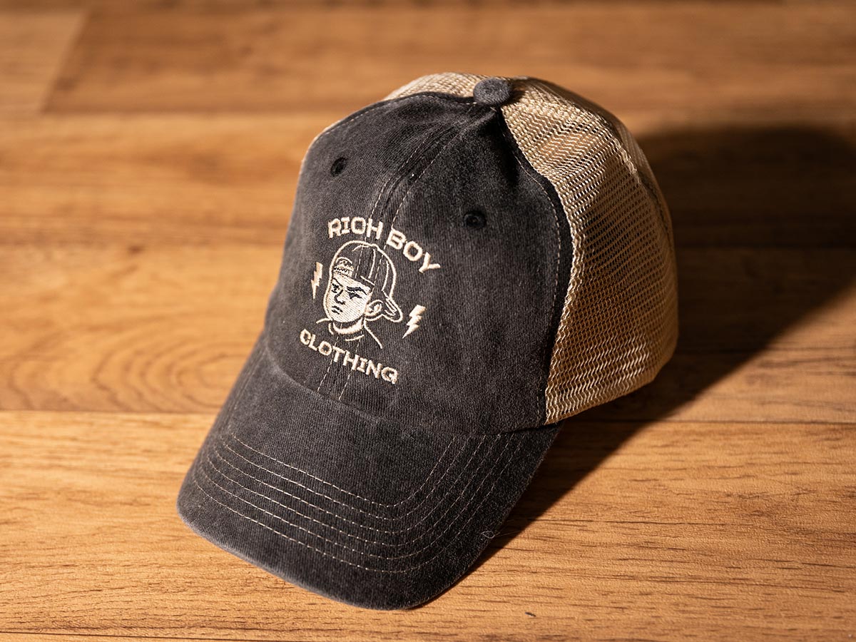 built-different-char-khaki-washed-trucker-cap